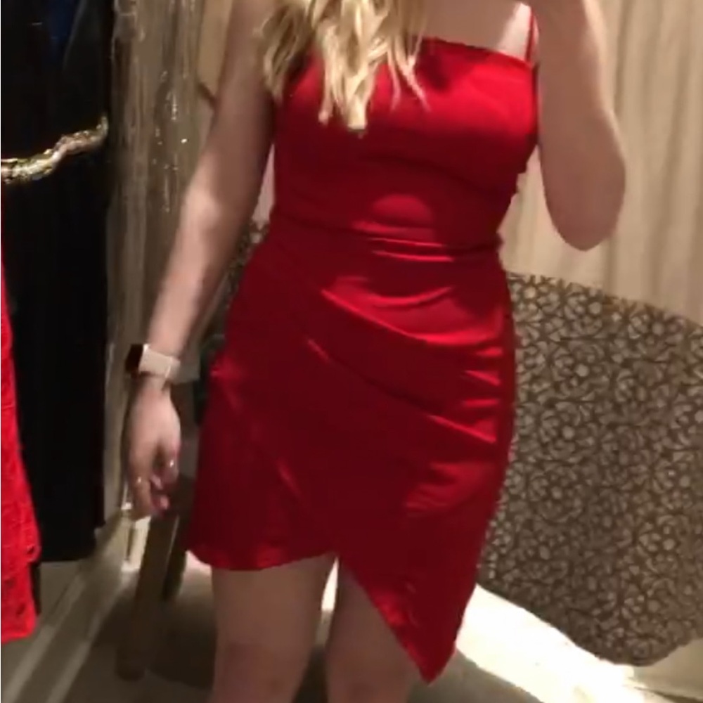 NEVER WORN Elegant Red Dress